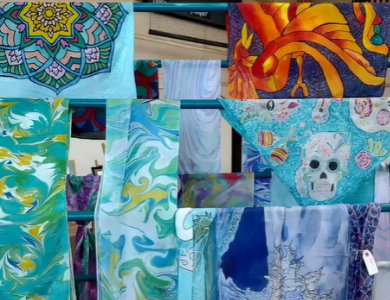 silk scarves