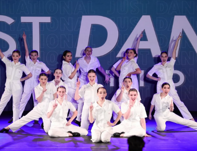 Dancers performing on stage